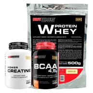 Kit Bodybuilding: Whey, BCAA & Creatina - imagem 1