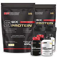 Kit Bodybuilding: Whey, Creatina e Glutamina - imagem 1