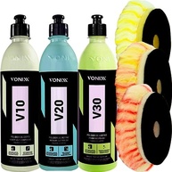 Kit Completo Vonixx V10 V20 V30 + Boinas Lã Pirulito 3,5" - Tratamento Total para Pintura Automotiva - imagem 2