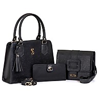 Kit Bolsas Femininas: Transversal, Clutch e Carteira - imagem 1