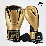 Kit Boxe e Muay Thai Venum Evo Pro: Luvas, Bandagem e Bucal - imagem 1