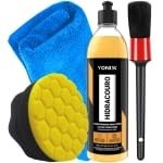 Kit Hidracouro Vonixx 500ml + Acessórios Karbox: Couro Impecável e Brilhante - imagem 1