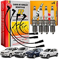 Kit Cabo e Vela de Ignição NGK para Fiat Uno, Palio, Mobi e Siena - imagem 1