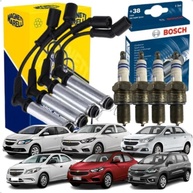 Kit Cabos e Velas Ignição: VW Onix, Cobalt, Prisma, Spin 8v - imagem 1