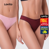 Kit Calcinhas Lovito: Conforto e Estilo em 3 Peças - imagem 1