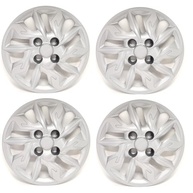 Kit 4 Calotas Aro 14 Prata para Fiat Argo (2017-2020) - Design Moderno - imagem 2