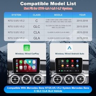 Transforme seu Mercedes Benz NTG5.0: Kit Retrofit CarPlay & Android Auto Sem Fio - imagem 4