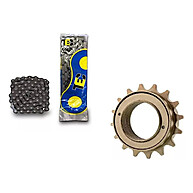 Kit Catraca 18D + Corrente Bike (Aro 16-29) - imagem 1