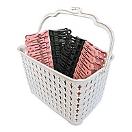 Kit Cesto com Alça e 48 Prendedores – Organização Total na Lavanderia! - imagem 1