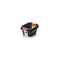 Kit Cesto Organizador Plástico com Furação Preto 1,4L - Leve 4 Pague 3 - imagem 1