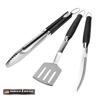 Kit Churrasco Hamilton Beach: 3 Peças Inox Premium - imagem 1