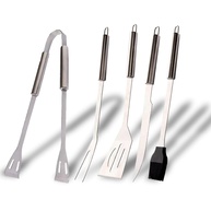 Kit Churrasco Inox 5 Peças: Essencial para o Churrasqueiro! - imagem 1
