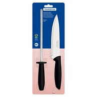 Kit Churrasco Tramontina: Faca e Chaira para Corte Perfeito - imagem 1