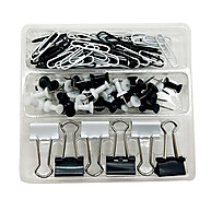 Kit Clips Office: Organize com 106 Presilhas! - imagem 1