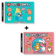 Kit Colorir Cute & Comfy: 2 Livros + Caneta - imagem 1