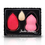 Kit com 3 Esponjas Jacki Design – Hidratação e Cuidado Facial - imagem 1