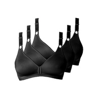 Kit com 3 Sutiãs Sem Aro e Sem Bojo DeMillus – Conforto e Sustentação - imagem 1