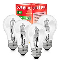Kit com 4 Lâmpadas Eco Halógena 42W 127V E27 Ourolux - imagem 1