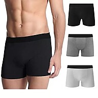 Kit com 5 Cuecas Box Boxer de Algodão Sortidas – Conforto e Qualidade - imagem 1