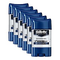 Kit com 6 Desodorantes Gillette Specialized Antibacterial - imagem 1