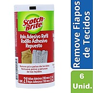 Kit com 6 Refis Scotch-Brite 3M: Limpeza Fácil e Eficiente - imagem 1