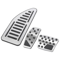 Kit Capa Pedal Freio e Acelerador Antiderrapante para Jeep Compass 2017-2021 | Segurança e Estilo - imagem 1