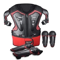 Kit Completo de Proteção Motocross Infantil: Armadura, Joelheiras e Cotoveleiras para Dirt Bike e Ciclismo - imagem 2