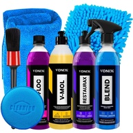 Kit Completo Vonixx: Shampoo V-Floc, Blend Spray, V-Mol, Restaurax + Acessórios Karbox - imagem 1