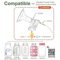 Kit de Peças Maymom para Bomba de Leite Medela - Componentes Compatíveis Avançados - imagem 4