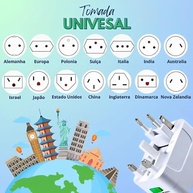Kit 2 Adaptadores de Tomada Universal Premium: Viaje Conectado pelo Mundo! - imagem 4