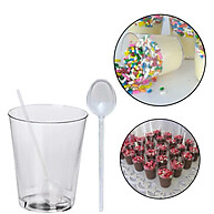 Kit Copinho Acrílico 25ml com Colherinha - Brigadeiro de Colher - imagem 1