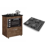 Kit Cozinha Cooktop + Balcão 1 Porta - imagem 1