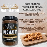 Kit 2x Doce de Leite de Búfala Natomatoo 400g Cremoso, Artesanal e Gourmet - imagem 1