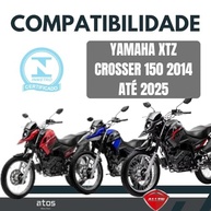 Kit Relação Transmissão XTZ Crosser 150 Allen com Retentor - Aço 1045 Resistente - imagem 3