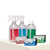 Kit Limpeza Desembala: 3 Refis Veganos e Cruelty Free para Pisos, Odores e Vidros - Rende +50L! - imagem 2