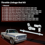 Kit Haste Ligação Acelerador Dodge D250 D350 W250 W350 5.9L Diesel 1989-1991 Ajustável - imagem 4