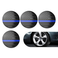 Kit 4 Capas de Cubo Central 5,6cm Bandeira Americana - Estilo e Proteção para seu Carro - imagem 1