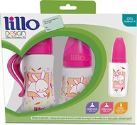 Lillo Kit Design Fashion Silicone Rosa - 3 Peças (50ml, 180ml, 300ml) | Livre de BPA - imagem 2