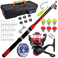 Kit de Pesca Completo com Vara, Molinete e Acessórios - imagem 1