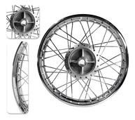 Kit Roda Completa Cg Fan Titan 150 Tambor 4mm + Rolamentos e Lona de Freio - imagem 2