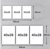 Kit 3 Quadros Decorativos Rosa para Quarto de Bebê e Infantil - 28x20cm - imagem 3