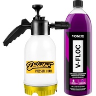 Kit Snow Foam 2L Detalher + Shampoo V-Floc 1,5L Vonixx: Limpeza Profissional para seu Carro! - imagem 2