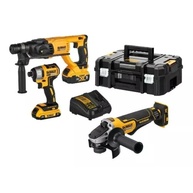 Kit Dewalt 20V: Martelete, Parafusadeira e Lixadeira - imagem 1
