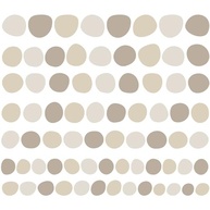 Adesivo de Parede Infantil com Bolinhas Irregulares Bege Claro - Kit 70 Peças para Decoração Divertida - imagem 4