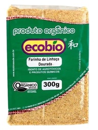 Kit 2X: Farinha de Linhaça Dourada Orgânica Ecobio 300g - imagem 2