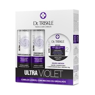 Kit Dr Triskle Ultra Violet: Shampoo, Condicionador e Máscara para Cabelos Loiros - imagem 1