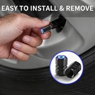 Kit 4 Tampas Válvula Pneu Elefante Alumínio - Acessórios Carro Fofos e Duráveis - imagem 3