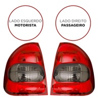 Lanterna Traseira Corsa Sedan e Classic 2000-2010 Fumê - Kit Completo - imagem 3