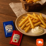 Kit Sachês, 50 Unidades de Maionese e Ketchup, 7g por Sachê, Molhos Condimentos - imagem 2