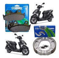 Kit Pastilha e Lona Traseira Honda Elite 125 2019 e Lead 110cc - Segurança e Durabilidade - imagem 1
